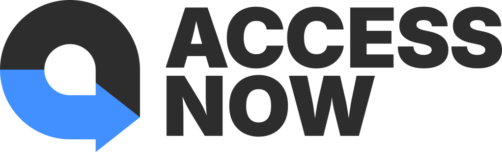 The Access Now logo, displaying the organization’s name in black lettering.